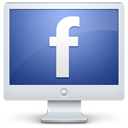 Computer, Facebook, Monitor, Screen Icon