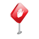 Sign, Stop Icon