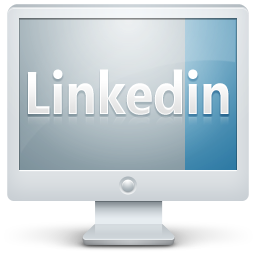 Linkedin, Monitor, Screen Icon