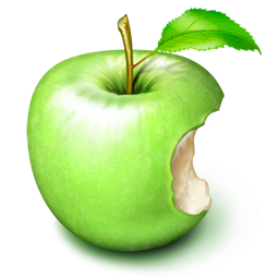 Apple, Fruit, Green Icon