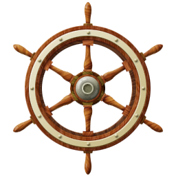 Ship, Wheel Icon