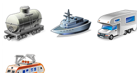 Real Vista Transportation Icons