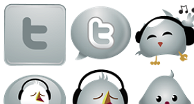 Twitter Chrome Icons