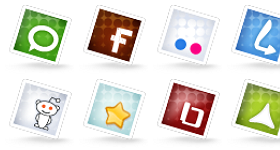 Set Of Social Icons No. 2 Icons