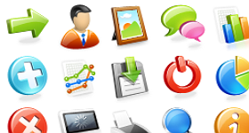Web Application Icons Set Icons