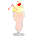 Food, Milkshake, Strawberry Icon