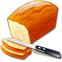 Bread, Sliced Icon
