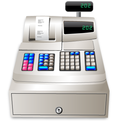 Cashbox, Register Icon