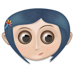 Coraline, Girl, User Icon