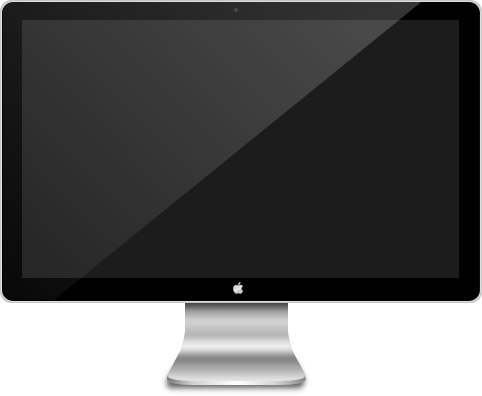 Apple, Cinema, Display, Monitor, Screen Icon