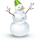 Snowman, Winter Icon