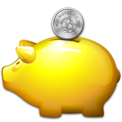 Bank, Money, Moneybox, Piggy, Saving, Savings Icon