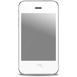 Apple, Front, Iphone, White Icon