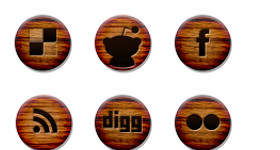 Wood Grain Icons