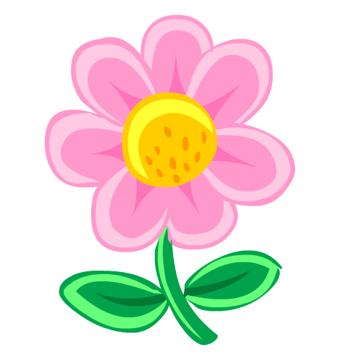 Flower, Pink Icon