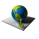 Download, Earth Icon