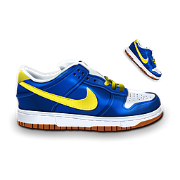 Blue, Dunk, Nike Icon