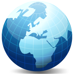 Globe, Vista Icon