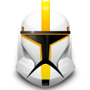Clone, Helmet, Star, Wars Icon