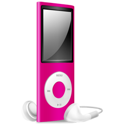 Ipod, Nano, Off, Pink Icon