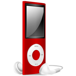 Ipod, Nano, Off, Red Icon