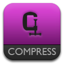 Compress, Purple Icon