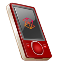 Gb, On, Rouge, Zune Icon