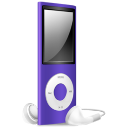 Ipod, Nano, Off, Purple Icon