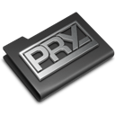 Black, Logo, Pry Icon