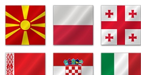 European Flags Icons