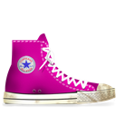 Converse, Dirty, Pink Icon
