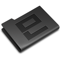 Black, Enhanced, Etched, Labs Icon