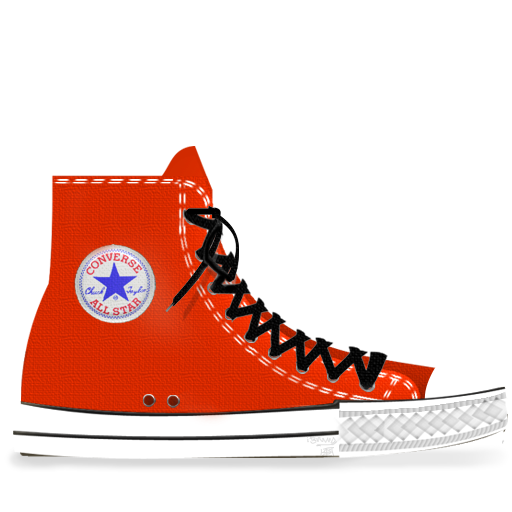 Converse, Red, Tasi Icon