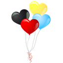 Balloons, Heart Icon