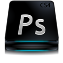 Adobe, Black, Cs, Photoshop Icon