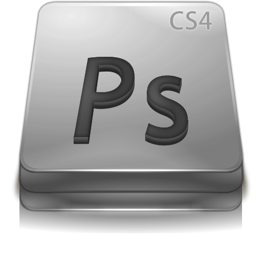 Adobe, Cs, Gray, Photoshop Icon