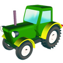 Tractor, Wheeled Icon