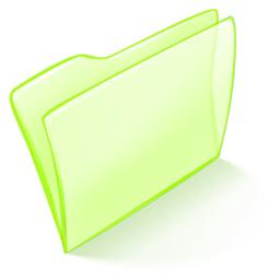 Dossier, Green, Normal Icon