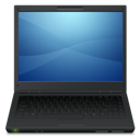 Black, Laptop Icon