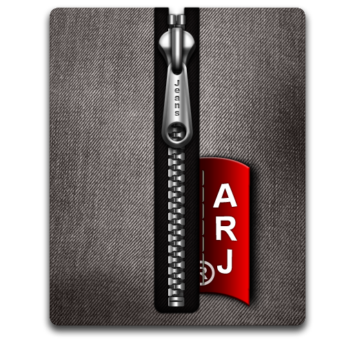 Arj, Black, Silver Icon
