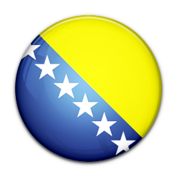 And, Bosnia, Flag, Herzegovina, Of Icon