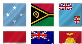 Australian Flags Icons