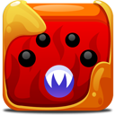 Block, Red Icon