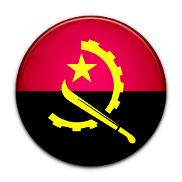 Angola, Flag, Of Icon