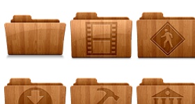 Made Of Wood Icons