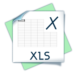 File, Xls Icon