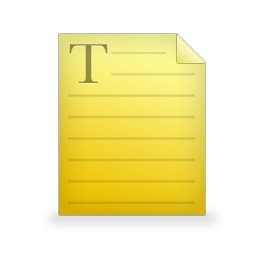 File, Text Icon