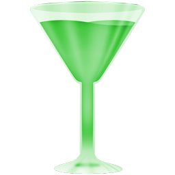 Green, Wineglass Icon