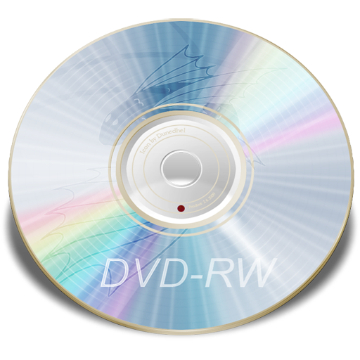 Blue, Dvd, Rw Icon