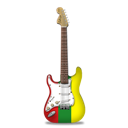 Guitar, Reggae, Stratocaster Icon